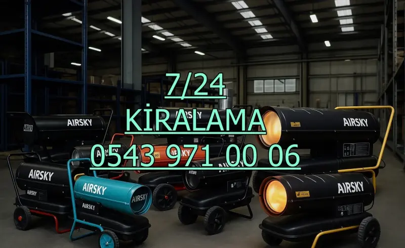 İstanbul Kiralık Isımak Isıtıcı MAZOTLU ELEKTRİKLİ ISIMAK ISITICI KİRALAMA