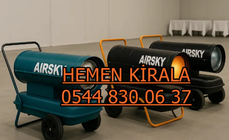 Manisa Şehzadeler Isıtıcı Kiralama Mazotlu ve Elektrikli Isımak